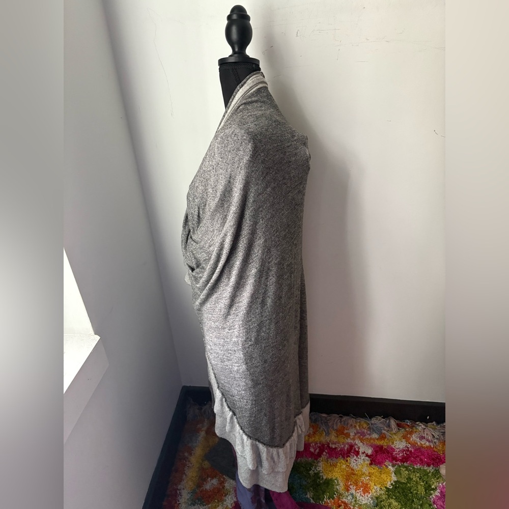 Free People Intimates Open Front Waterfall Ruffle Robe - Picture 5 of 6